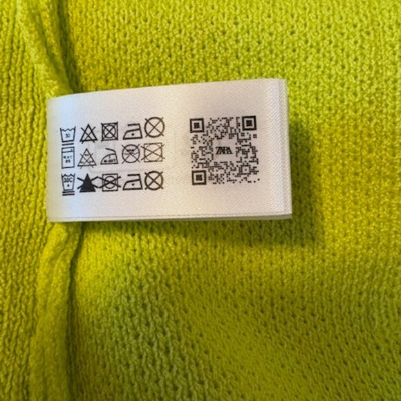 ZARA NEON cardigan sweatshirt jacket - Picture 7 of 7